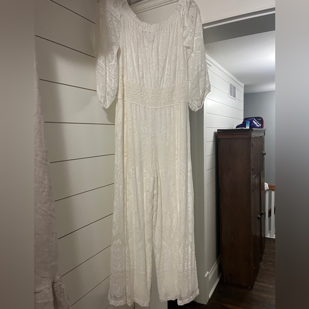 Anthropologie Farm Rio jumpsuit made in Turkey